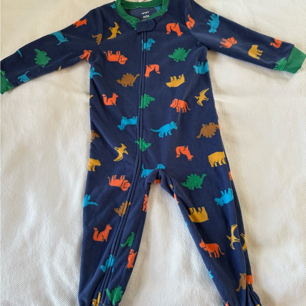 Carter’s 2T/2A Footie Pajamas with Gripper Feet